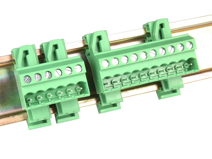 5.08 mm Pitch - Pluggable Straight DIN Rail Male Terminal Block 12 Contacts - CTBPD96VJ-12