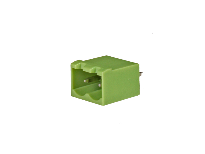 Xinya - Bloco Terminais Plugável Macho Reto Fechado para PCB, 2 Vias, 5.08mm, 15A, Verde