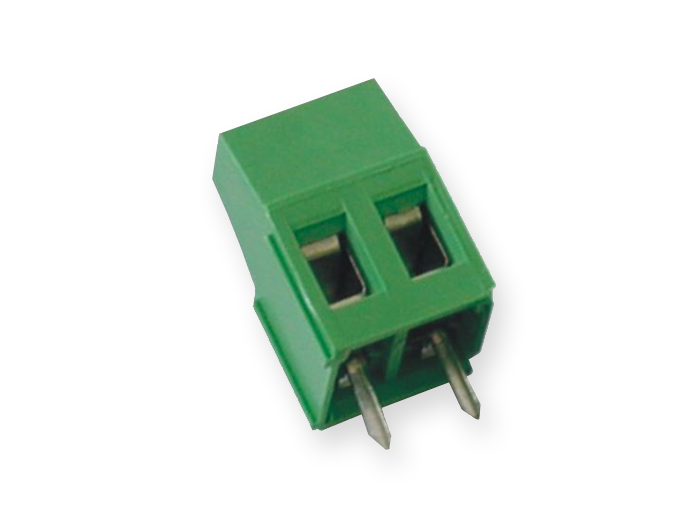 Euroclamp - Bloc de Jonction Droit pour PCB, 2 Contacts, 5.08mm, 16A, Vert - MV252-5,08-V