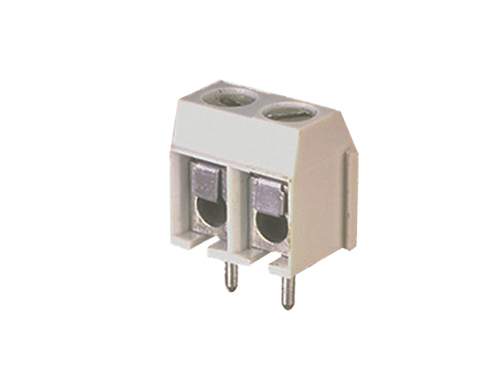 Bloque de Terminales Recto para PCB, 2 Vías, 5.00mm, 3,5A, Gris