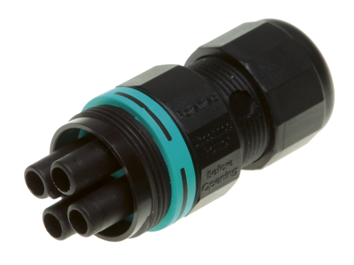 Techno THB.387.B4A - IP68-IP69K Waterproof Junction Connector - Female 4 Poles