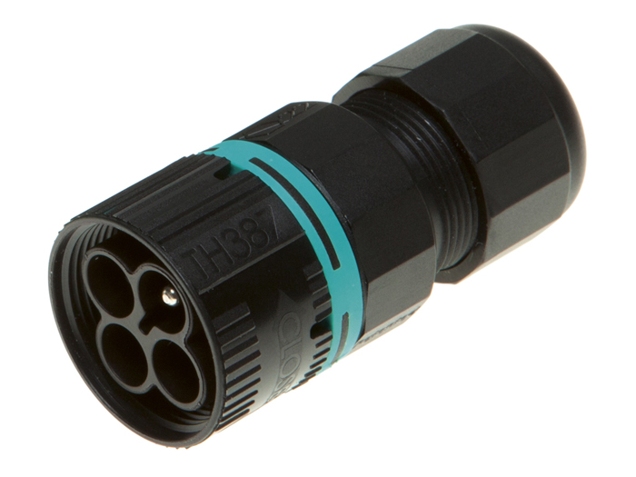 Techno THB.387.A3A - Conector Estanco Macho IP68/IP69K 3 Contactos