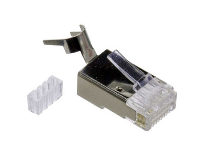 Cat. 7 Cable-Mount Male Telephone Connector 8P8C - RJ45 Cat. 7 (RJ49) stp