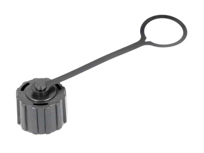 8P8C Panel-Mount Female Modular Connector - Waterproof RJ45 Cap