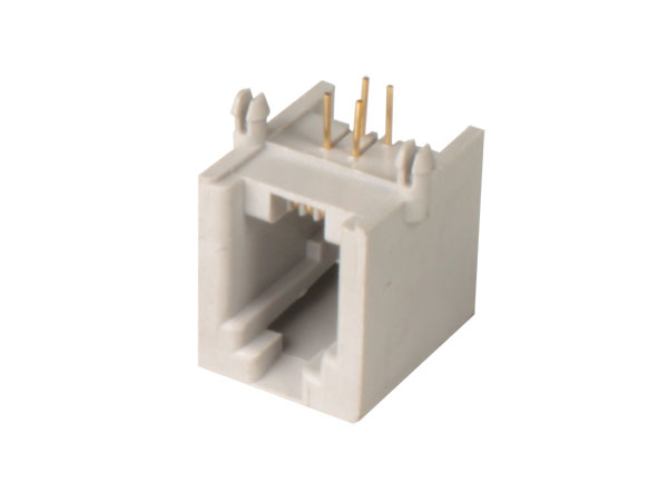 Connecteur Modulaire Circuit Imprimé Femelle 4P4C - RJ10 - horizontal
