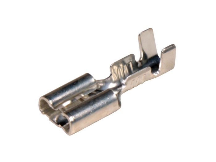 BTO-1.0T-187N-5 - Terminal Faston 4,8 mm Hembra Latón - 100 Unidades