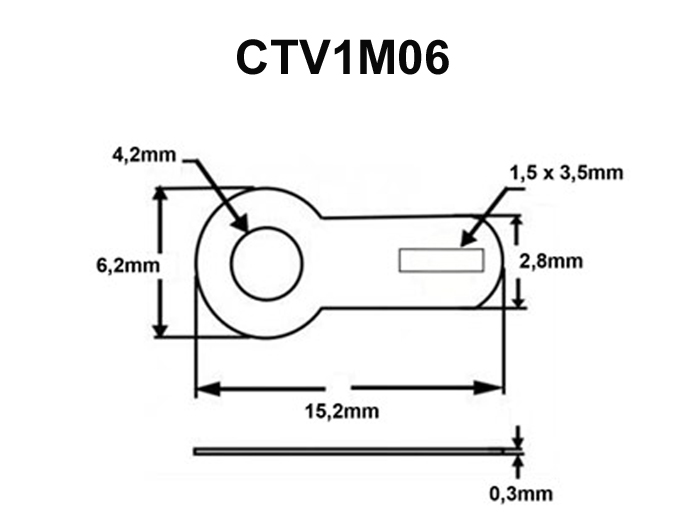 Ring Terminal Ø4.2 mm - 25 Units - TE206
