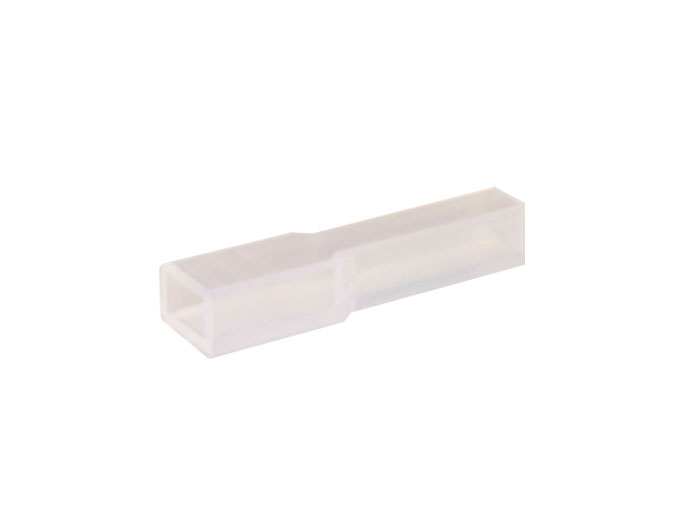 Manchon Cosse Faston Femelle 2,8 mm - 25 Unités - Transparent
