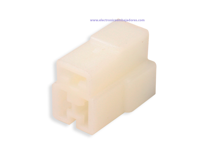 Bloco para Faston Fêmea 3 Vias (Equivalente: 180941)