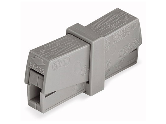 Wago 224-201 - Connecteur Junction pour Luminaires - Bride de Cage à la Bride de Cage - WAGO 224-201 - 1283495