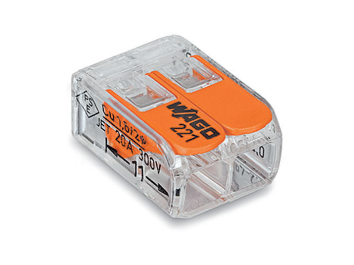Wago 221-412 - Borne de Connexion - 2 Junctions Jusqu'à 4.0 mm² - 92214120
