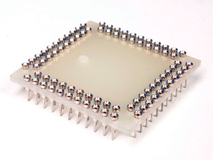 PGA Socket Integrated Circuit - 84 Pins - Turned Pin - 35 x 35 mm