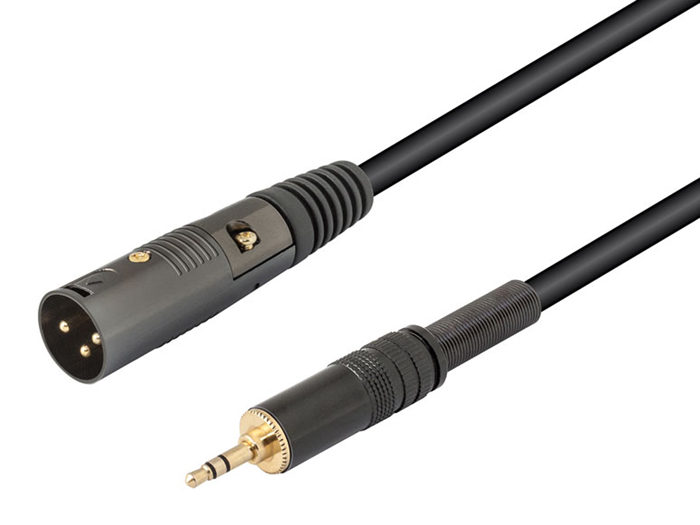 Conexión Jack 3,5 Estéreo Macho - XLR 3 Polos Macho 5 m - EQ620505S