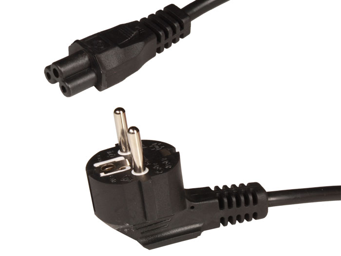 SCHUKO to IEC 60320 C5 Female Power Cable