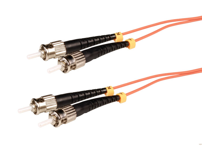ST-PC to ST-PC - MM 62.5-125 1.8 mm - 1 m Duplex Fiber Optic Cable