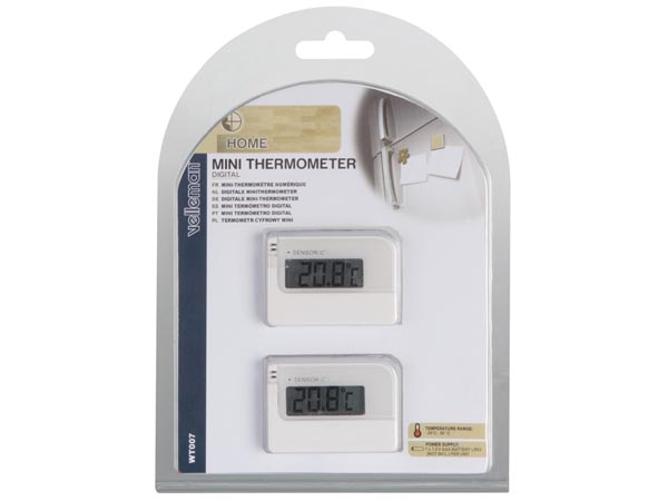 Mini Thermomètre Numérique - 2 unitées - WT007