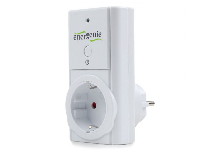 EnerGenie EG-PM1W-001 - Regleta de Red Inteligente, Programable y Protegida a Sobretensiones - USB