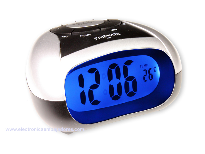 Reloj de mesa digital hablador