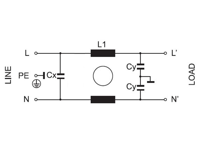 SWITCHTRONIX - Filtro de Rede EMI/RFI com Base de Fixação Parafusada - 10 A