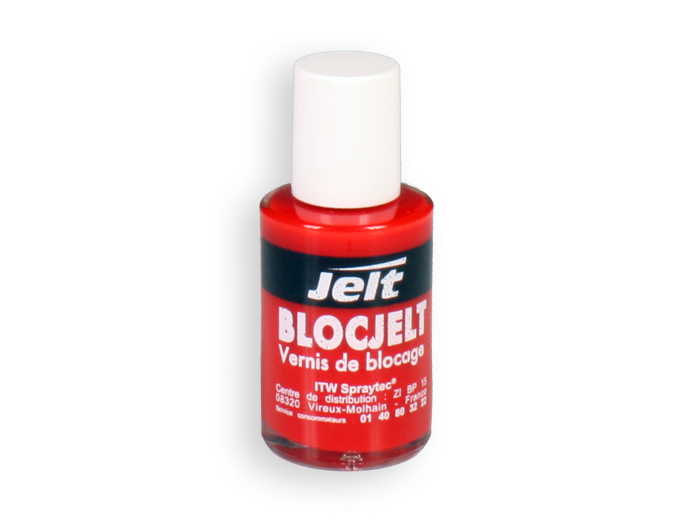 Jelt BLOCJELT 6967 - Bloqueio Porcas, Parafusos e Potenciômetros - 30 ml