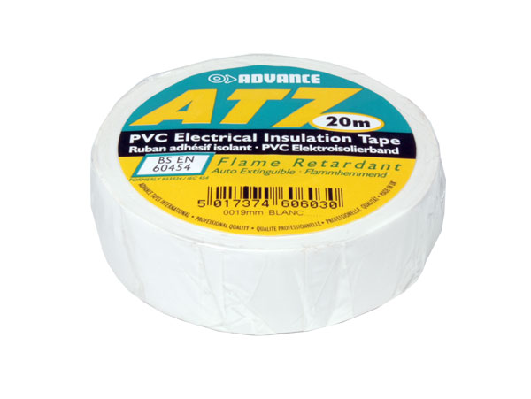 Ruban Adhésif Isolant 19 mm - 20 m - Blanc