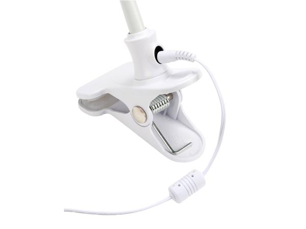 Table Top Magnifier with Light and Clamp - 2.5x