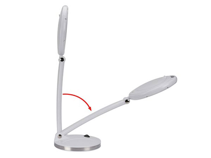 Velleman - Lupa de Mesa 95 mm com Luz e Pé de Suporte - 5 Dioptrias - VTLLAMP6