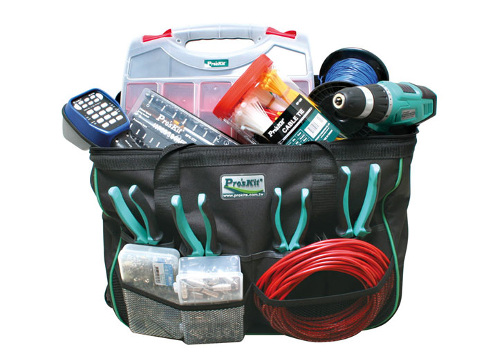 Mala Trolley de Ferramentas em Tecido 500 x 280 x 350 mm