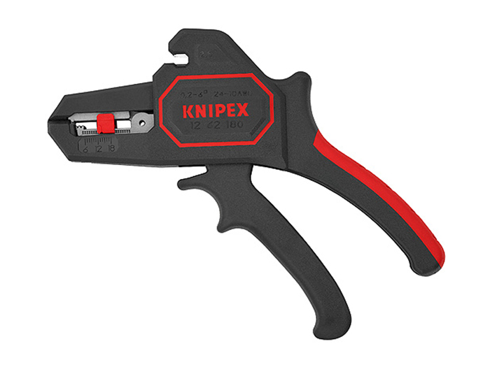 Knipex 12 62 180 - Descarnador Cabos Frente Autoajustável