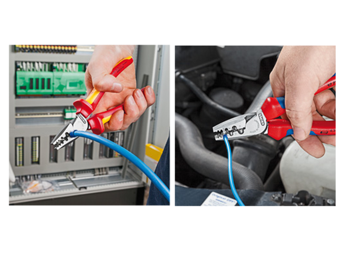 Knipex 97 72 180 - Alicate de Cravar Ponteiras Ocas