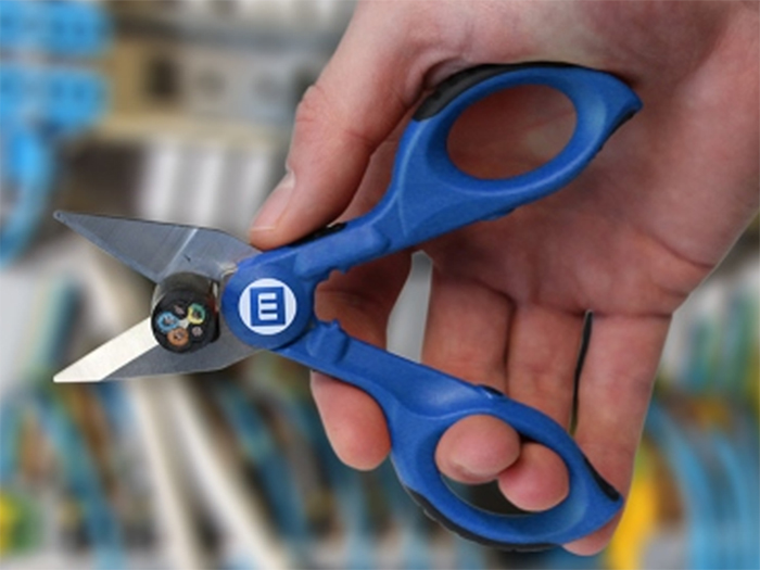 Weicon No. 35 - Ciseaux d&aposÉlectricien - Pince à Sertir pour Cosses Creux - 52000035