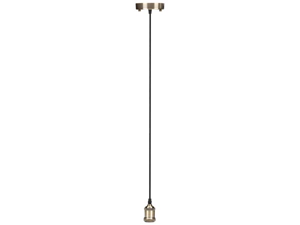 Hanging Ceiling Light Fitting - E27 - Retro Style - Colour bronze - LAMPH02