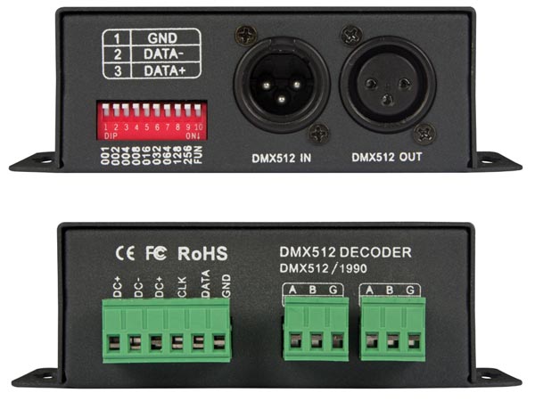 Controlador DMX Fita de LEDs Digital - CHLSC27