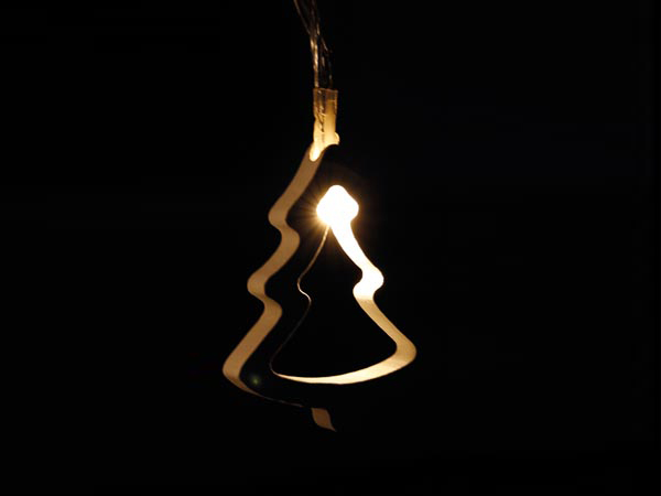 Christmas LED String Lights - 10 LEDs - Trees - XML34