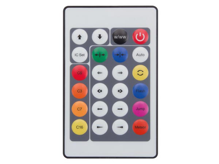Velleman - Roll of Self-Adhesive RGB LED Strip with Remote Control and Power Supply Adapter - 5 m - LEDS10DRGB