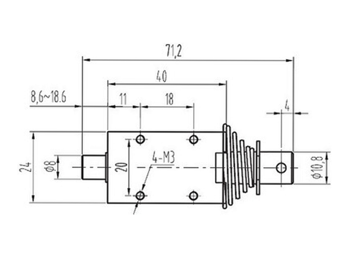 Solenoide 12 V