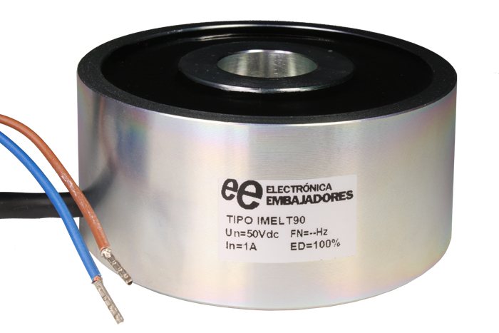 Solénoïde 48 V - Ventouse Électromagnétique - Ø95 × 45,5 mm