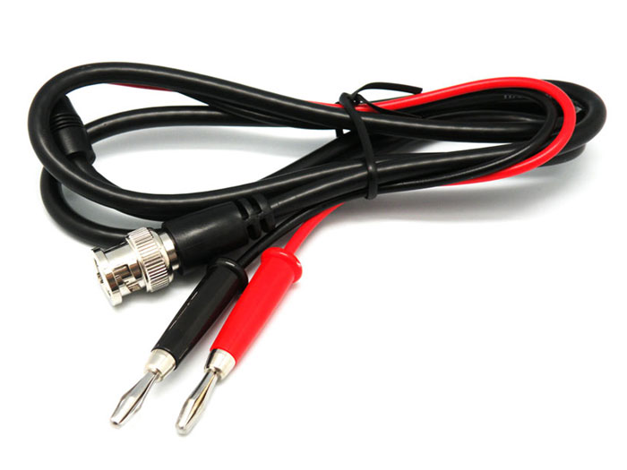Puntas de Prueba BNC a 2 Bananas - Sonda Osciloscopio Económica - 3087