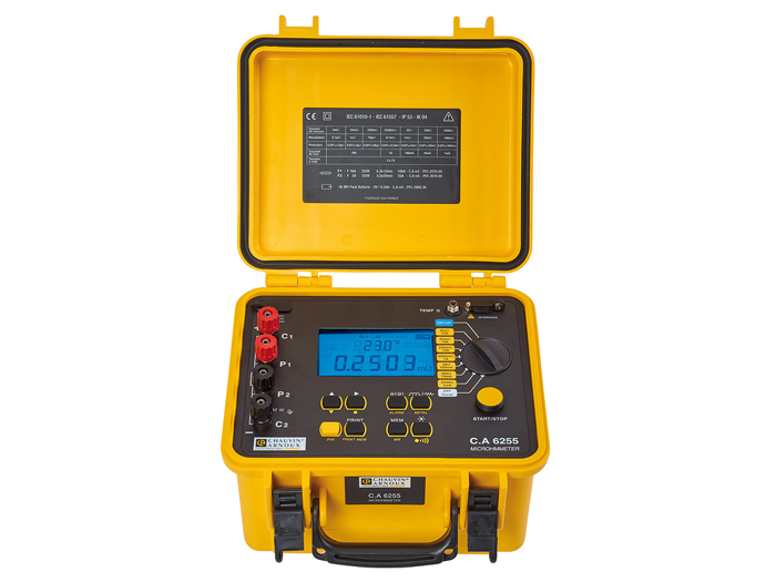 Chauvin Arnoux C.A 6255 - Micróhmetro - P01143221