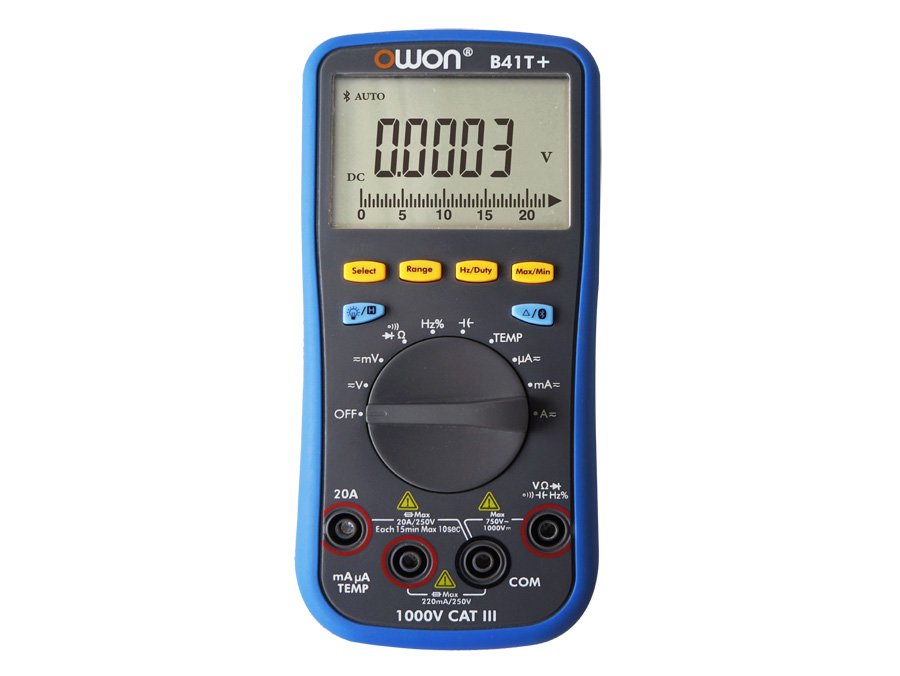 Owon B41T+ - Multímetro Digital - Bluetooth - Datalogger (Registrador) - True RMS