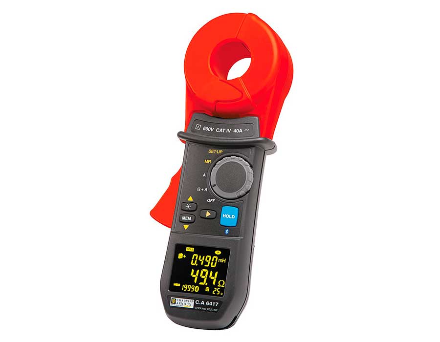 Chauvin Arnoux C.A 6417 - Pinza Amperimétrica Digital - Pinza de Tierra - P01122016