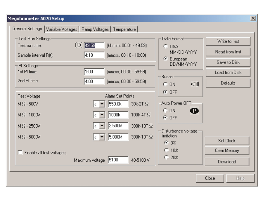 Chauvin Arnoux Dataview - Software de Análise e Relatório de Dados - P01102095