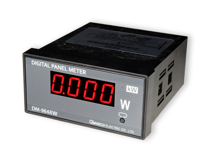 Digital Panel-Mount Wattmeter Instrument - Panel Consumption Meter