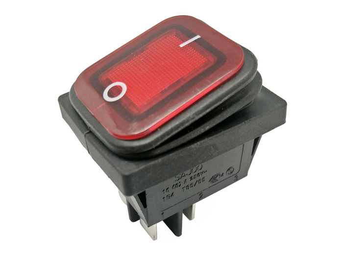 Interrupteur à Cordon Étanche IP65 – 12-24V 30A, Double