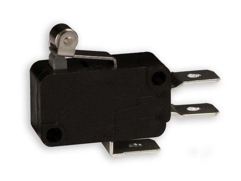 SWITCHTRONIX - micro Switch Mediano com Patilha Curta com Rolamento
