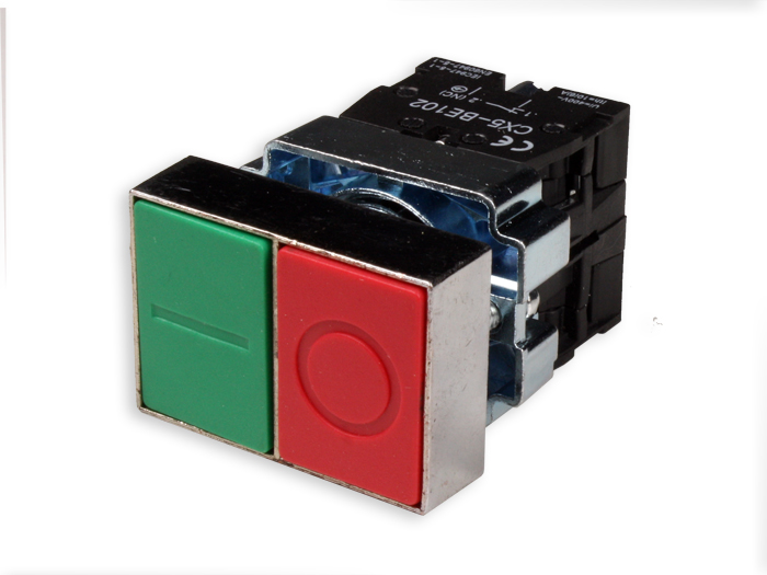 SWITCHTRONIX - Botão de Pressão Manobra Marcha-Paro - 1NF + 1NA