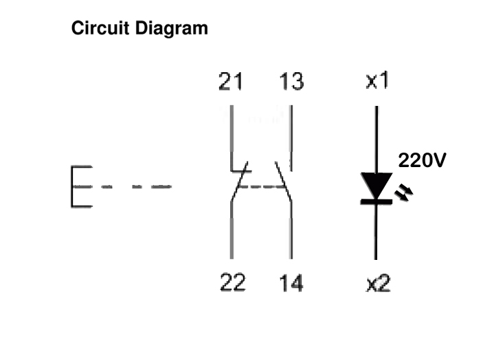 SWITCHTRONIX - Ø22 mm 1NO + 1NC Illuminated 220 V Green Two-Way Rotary Switch