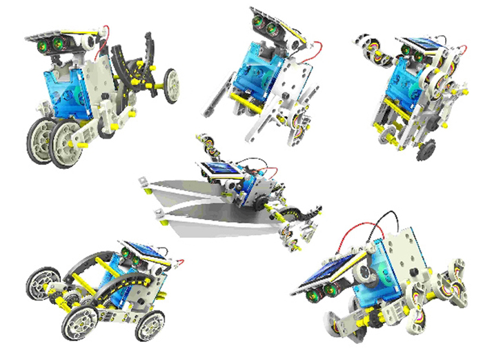 Cebek - Kit Educator Robot Solaire 14 en 1 - C-9921