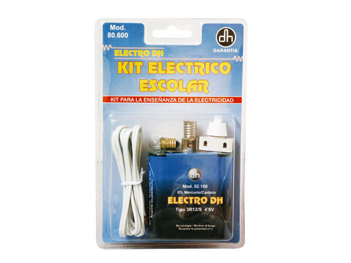 Kit - Educacional Eléctrico Escolar - Bombilla con Interruptor