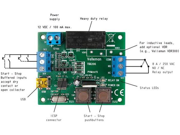 Module - Universal Timer Module with USB Interface - VM206